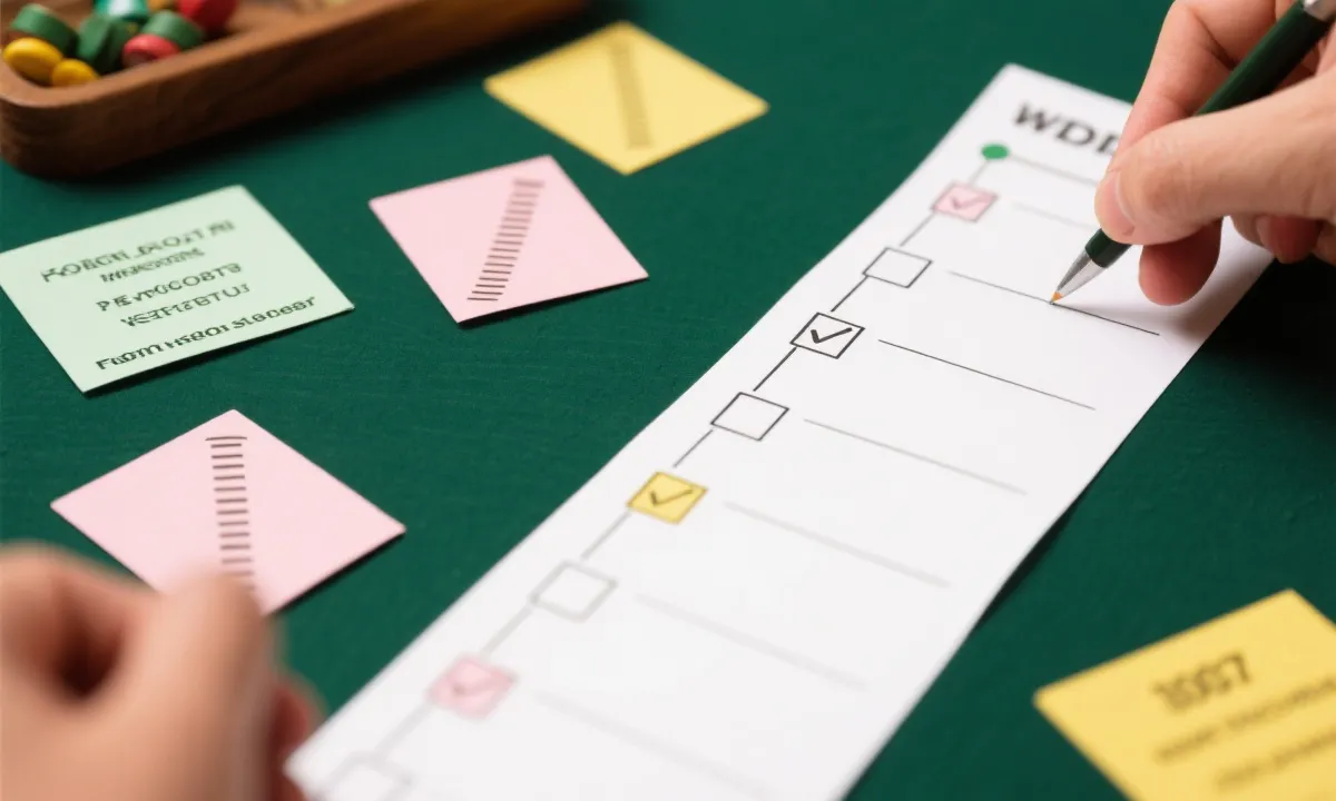 开奖流程时间线与核对清单示意